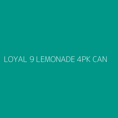 Product LOYAL 9 LEMONADE 4PK CAN