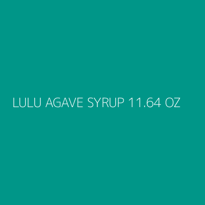 Product LULU AGAVE SYRUP 11.64 OZ