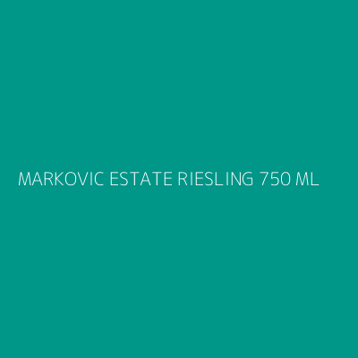 Product MARKOVIC ESTATE RIESLING 750 ML