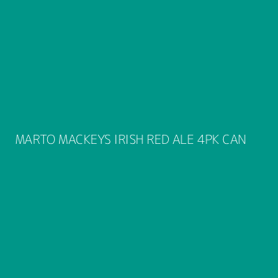 Product MARTO MACKEYS IRISH RED ALE 4PK CAN
