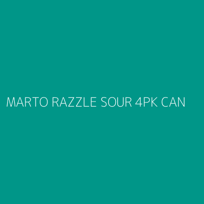 Product MARTO RAZZLE SOUR 4PK CAN