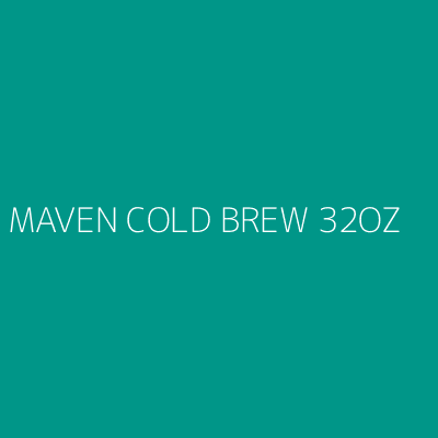 Product MAVEN COLD BREW 32OZ