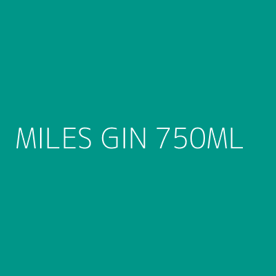 Product MILES GIN 750ML