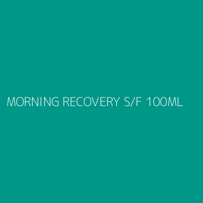 Product MORNING RECOVERY S/F 100ML