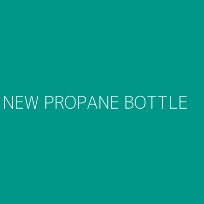 Product NEW PROPANE BOTTLE