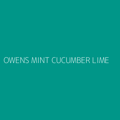 Product OWENS MINT CUCUMBER LIME