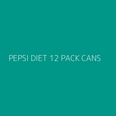 Product PEPSI DIET 12 PACK CANS