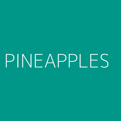 Product PINEAPPLES
