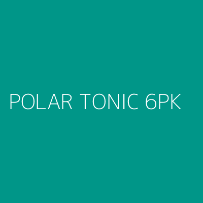 Product POLAR TONIC 6PK