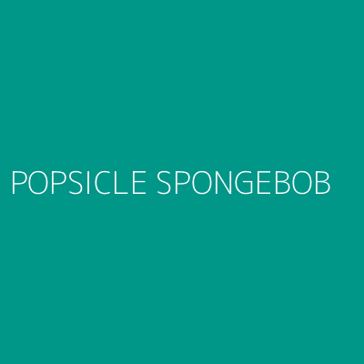 Product POPSICLE SPONGEBOB