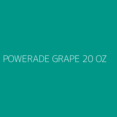 Product POWERADE GRAPE 20 OZ