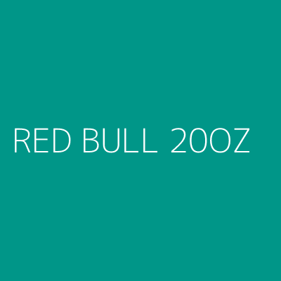 Product RED BULL 20OZ