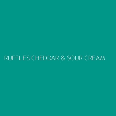 Product RUFFLES CHEDDAR & SOUR CREAM