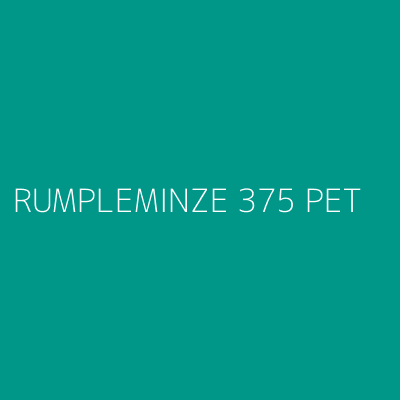 Product RUMPLEMINZE 375 PET