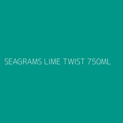 Product SEAGRAMS LIME TWIST 750ML