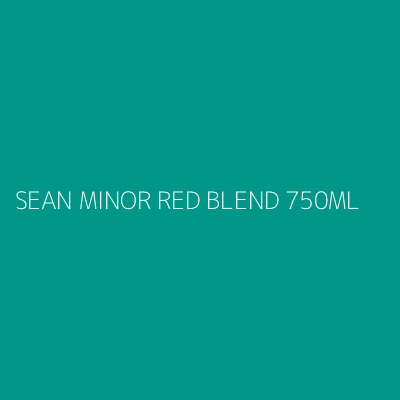 Product SEAN MINOR RED BLEND 750ML