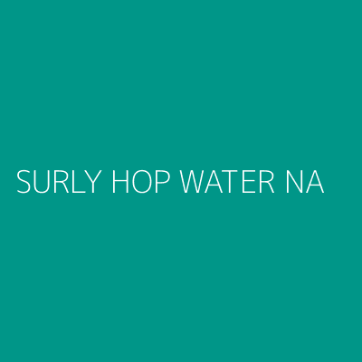 Product SURLY HOP WATER NA