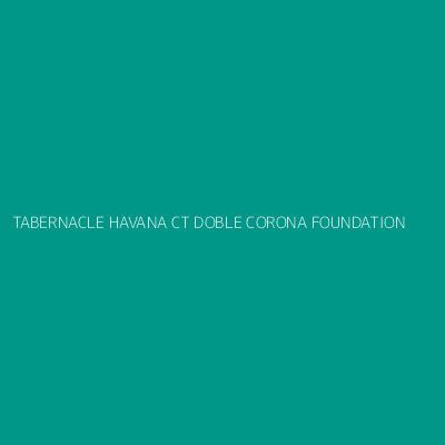 Product TABERNACLE HAVANA CT DOBLE CORONA FOUNDATION