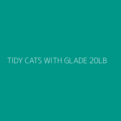 Product TIDY CATS WITH GLADE 20LB
