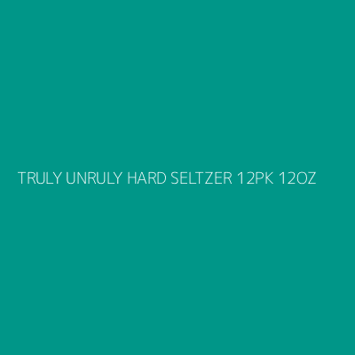 Product TRULY UNRULY HARD SELTZER 12PK 12OZ