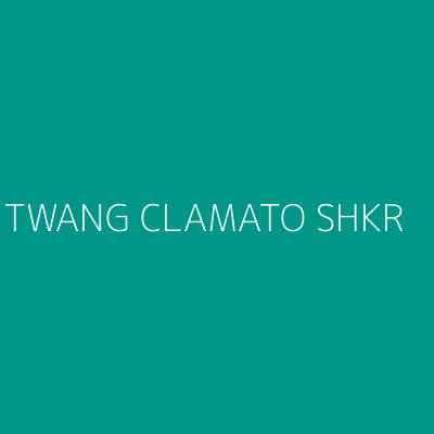 Product TWANG CLAMATO SHKR