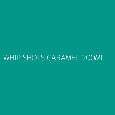 Product WHIP SHOTS CARAMEL 200ML