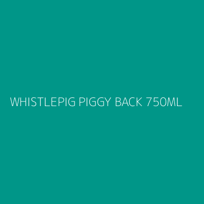 Product WHISTLEPIG PIGGY BACK 750ML