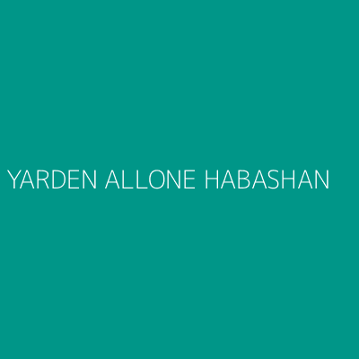 Product YARDEN ALLONE HABASHAN