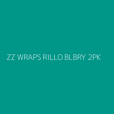 Product ZZ WRAPS RILLO BLBRY 2PK