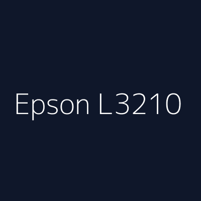 Epson L3210 EcoTank