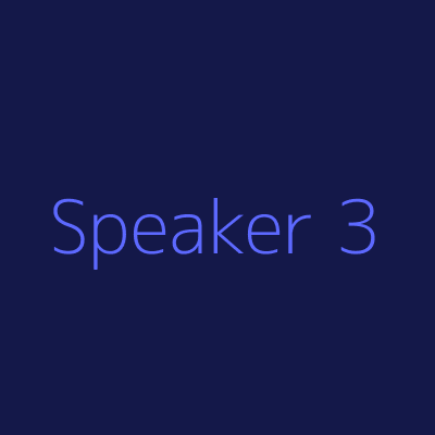 Speaker Name