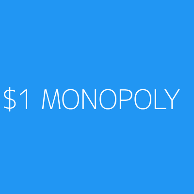 Product $1 MONOPOLY