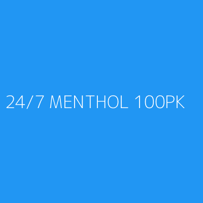 Product 24/7 MENTHOL 100PK