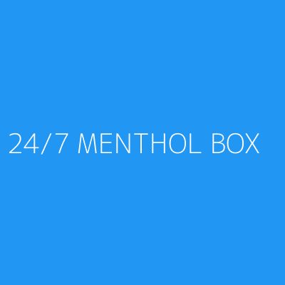Product 24/7 MENTHOL BOX