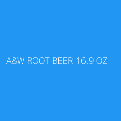 Product A&W ROOT BEER 16.9 OZ