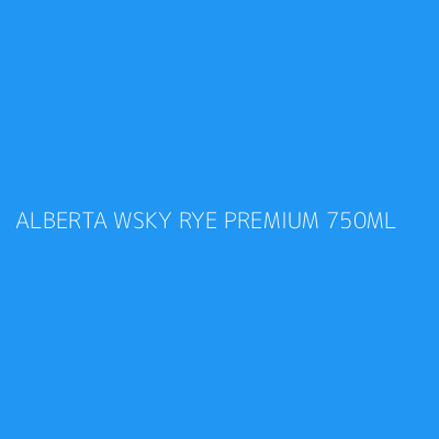 Product ALBERTA WSKY RYE PREMIUM 750ML