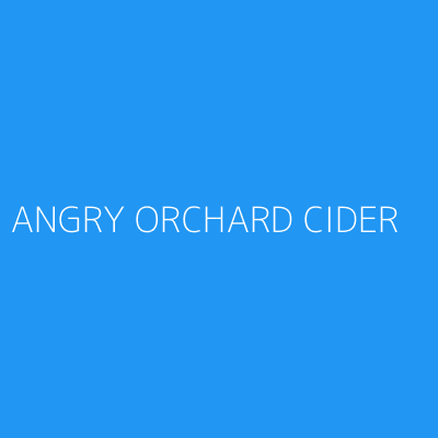 Product ANGRY ORCHARD CIDER