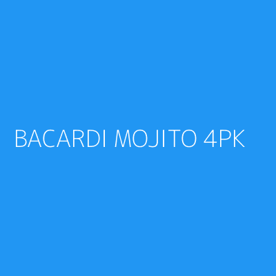 Product BACARDI MOJITO 4PK