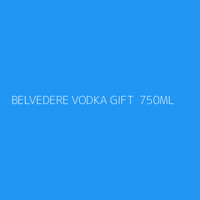 Product BELVEDERE VODKA GIFT  750ML 