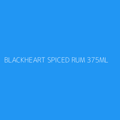 Product BLACKHEART SPICED RUM 375ML