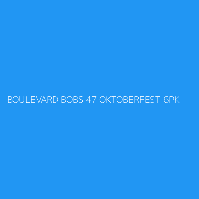 Product BOULEVARD BOBS 47 OKTOBERFEST 6PK