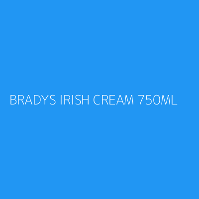 Product BRADYS IRISH CREAM 750ML