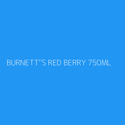 Product BURNETT''S RED BERRY 750ML