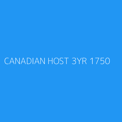 Product CANADIAN HOST 3YR 1750