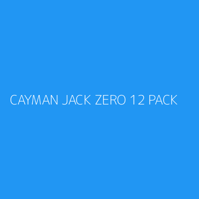 Product CAYMAN JACK ZERO 12 PACK