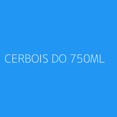 Product CERBOIS DO 750ML