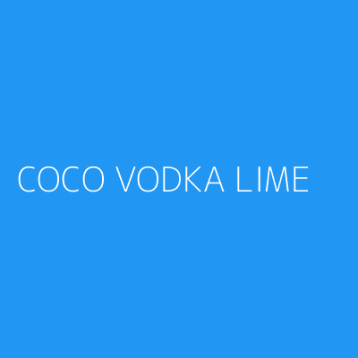 Product COCO VODKA LIME 