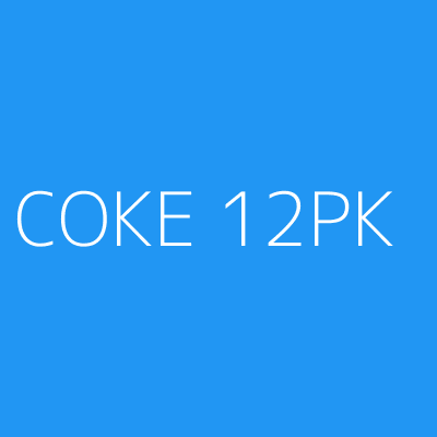 Product COKE 12PK