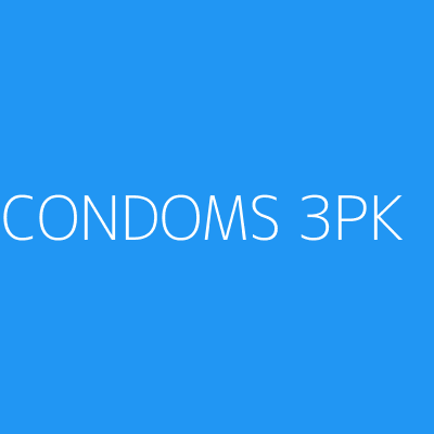 Product CONDOMS 3PK