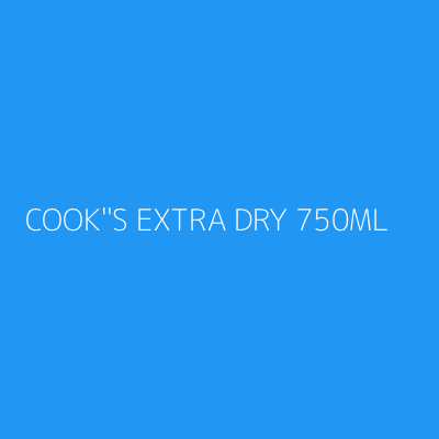Product COOK''S EXTRA DRY 750ML